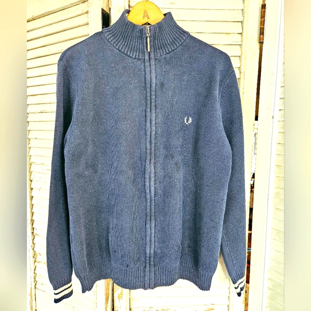 Vintage 90s Fred Perry zip up S **flaws**